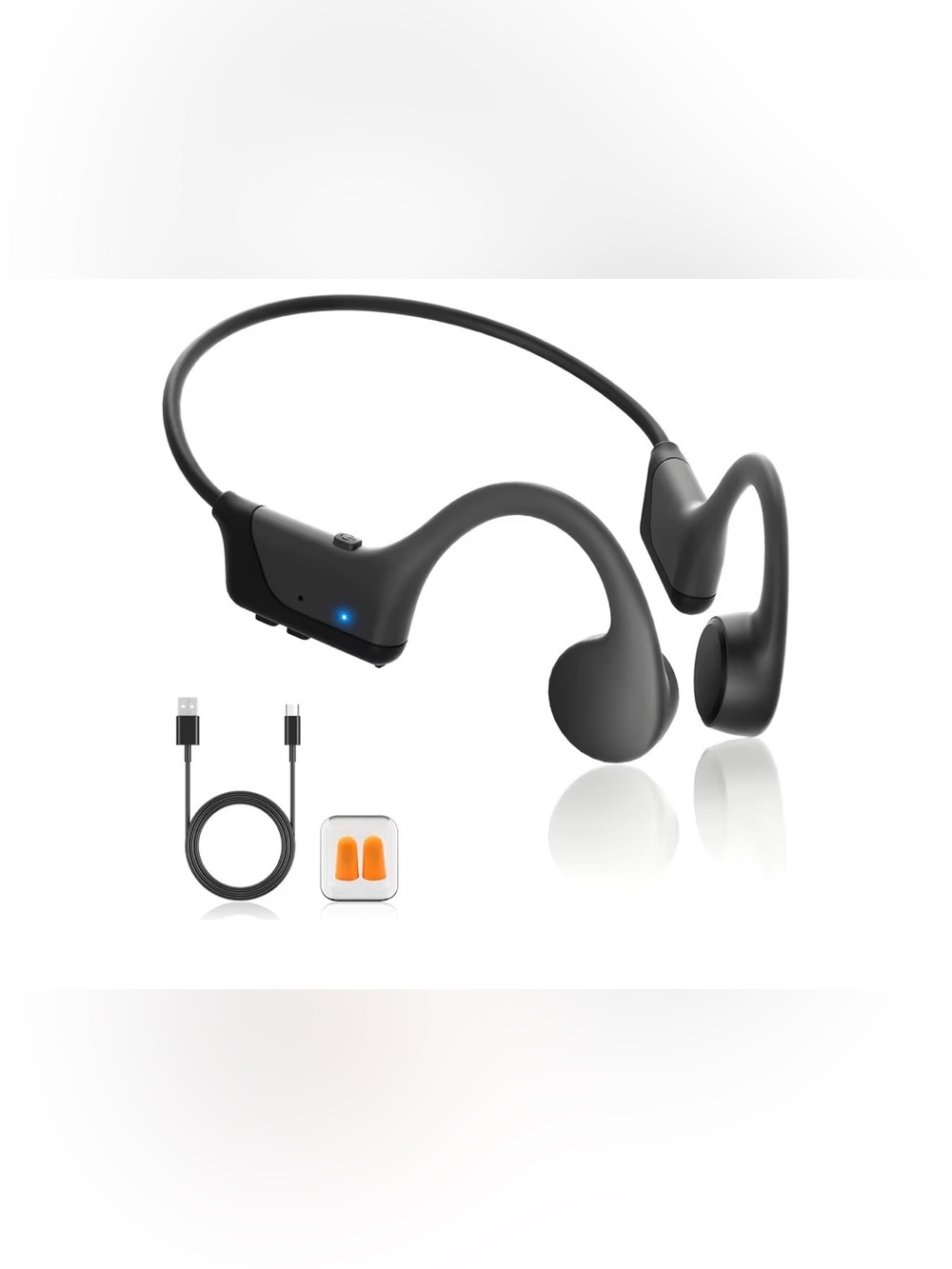 Bone Conduction Headphones - Black - Picture 5 of 7